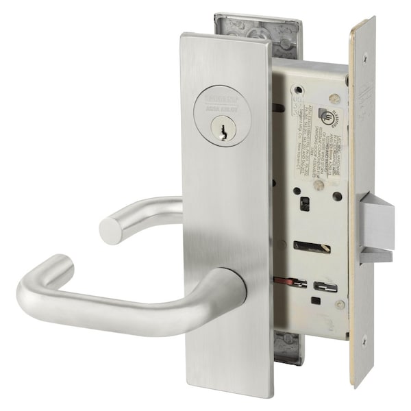 Sargent Grade 1 Storeroom or Closet Mortise Lock, J - Lever, LE1 - Escutcheon, Field Reversible, Conventiona 8204 LE1J 32D - main
